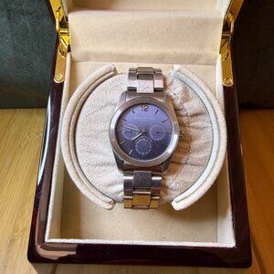 Kenneth Cole Solid Steel Men's Watch Blue/Silver 998-02-KC3272, 37mm